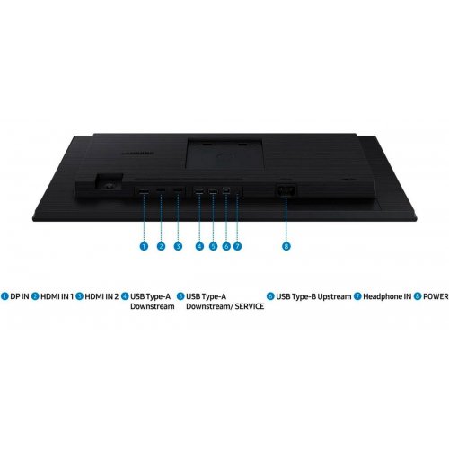 Монитор Samsung 24" Essential S4 S40GD (LS24D400GAIXUA) Black купить в Украине: Киев, Днепр, Харьков, Одесса  | Низкая цена, отзывы, характеристики от TELEMART фото