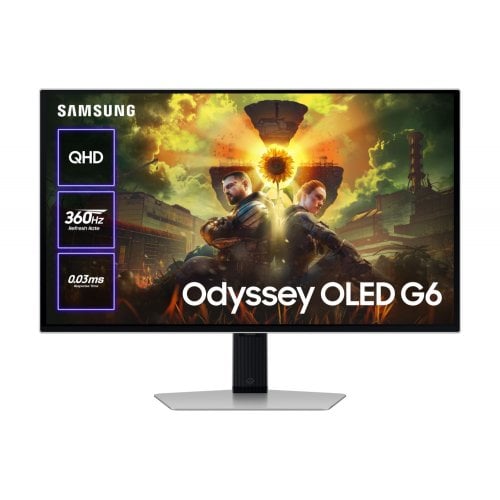 Монитор Samsung 27" Odyssey OLED G6 G60SD (LS27DG600SIXUA) Silver купить в Украине | Telemart фото