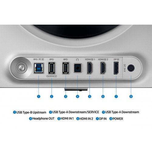 Монитор Samsung 27" Odyssey OLED G6 G61SD (LS27DG612SIXUA) Silver купить в Украине: Киев, Днепр, Харьков, Одесса  | Низкая цена, отзывы, характеристики от TELEMART фото