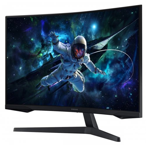 Монітор Samsung 32" Odyssey G55C (LS32CG550EIXUA) Black купити в Україні: Київ, Львів, Хмельницький, Тернопіль, Івано-Франківськ | Низька ціна, відгуки, характеристики від TELEMART фото