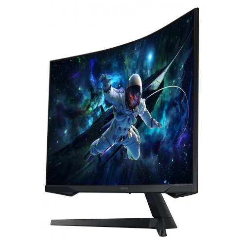 Монітор Samsung 32" Odyssey G55C (LS32CG550EIXUA) Black купити в Україні: Київ, Львів, Хмельницький, Тернопіль, Івано-Франківськ | Низька ціна, відгуки, характеристики від TELEMART фото