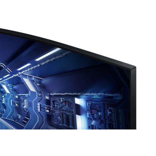 Монитор Samsung 34" Odyssey G55T (LC34G55TWWIXUA) Black купить в Украине: Киев, Днепр, Харьков, Одесса  | Низкая цена, отзывы, характеристики от TELEMART фото