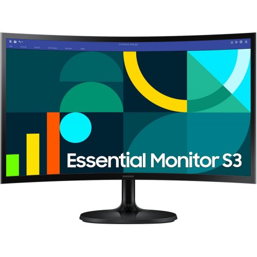 Монитор Samsung 24" Essential S3 S36GD (LS24D360GAIXUA) Black купить в Украине: Киев, Днепр, Харьков, Одесса  | Низкая цена, отзывы, характеристики от TELEMART фото