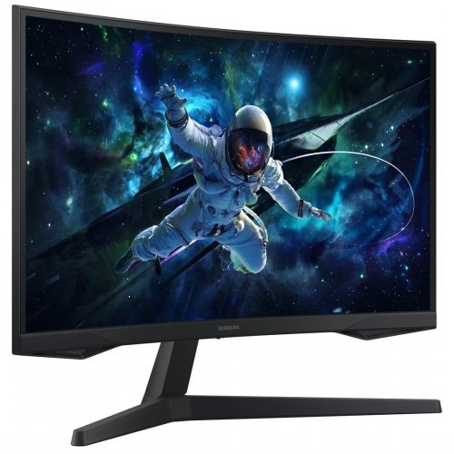 Монитор Samsung 27" Odyssey G55C (LS27CG550EIXUA) Black купить в Украине: Киев, Днепр, Харьков, Одесса  | Низкая цена, отзывы, характеристики от TELEMART фото