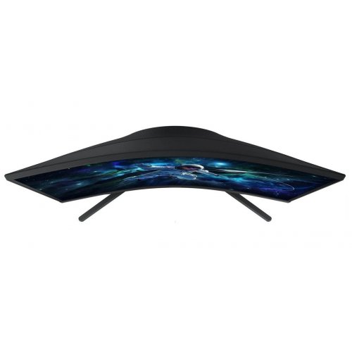 Монитор Samsung 27" Odyssey G55C (LS27CG550EIXUA) Black купить в Украине: Киев, Днепр, Харьков, Одесса  | Низкая цена, отзывы, характеристики от TELEMART фото