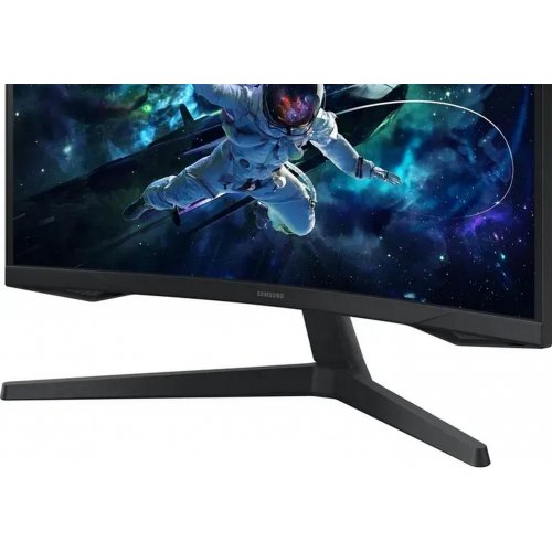 Монитор Samsung 27" Odyssey G55C (LS27CG550EIXUA) Black купить в Украине: Киев, Днепр, Харьков, Одесса  | Низкая цена, отзывы, характеристики от TELEMART фото