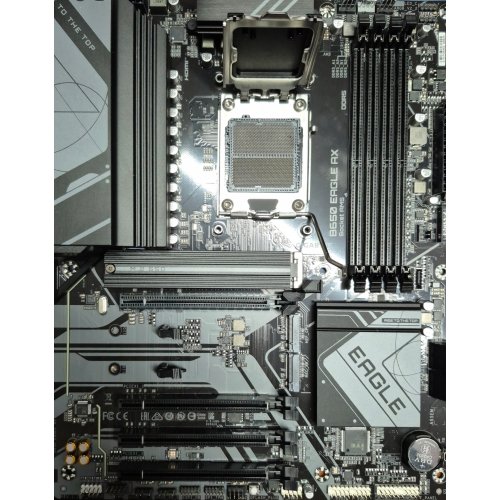 Уцінка материнська плата Gigabyte B650 EAGLE AX (sAM5, AMD B650) (Сліди використання, 835028) купити в Україні: Київ, Львів, Хмельницький, Тернопіль, Івано-Франківськ | Перевірка сумісності, низька ціна, відгуки, характеристики від TELEMART фото