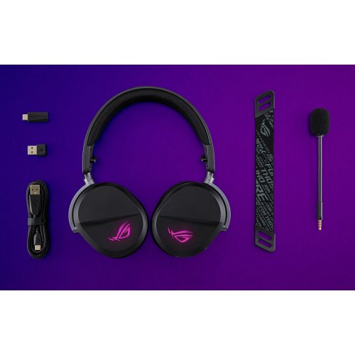 Навушники Asus ROG Pelta (90YH0410-BHUA10) White купити в Україні: Київ, Львів, Хмельницький, Тернопіль, Івано-Франківськ | Низька ціна, відгуки, характеристики від TELEMART фото