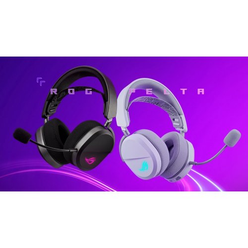 Навушники Asus ROG Pelta (90YH0410-BHUA10) White купити в Україні: Київ, Львів, Хмельницький, Тернопіль, Івано-Франківськ | Низька ціна, відгуки, характеристики від TELEMART фото