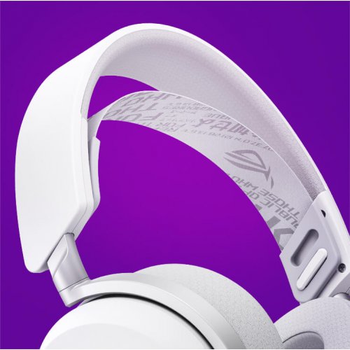 Навушники Asus ROG Pelta (90YH0410-BHUA10) White купити в Україні: Київ, Львів, Хмельницький, Тернопіль, Івано-Франківськ | Низька ціна, відгуки, характеристики від TELEMART фото