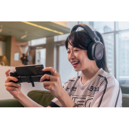 Навушники Asus ROG Pelta (90YH0410-BHUA10) White купити в Україні: Київ, Львів, Хмельницький, Тернопіль, Івано-Франківськ | Низька ціна, відгуки, характеристики від TELEMART фото