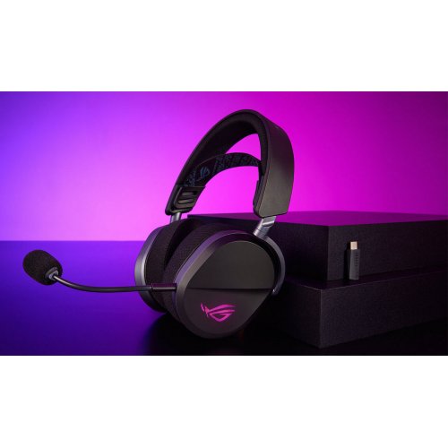 Навушники Asus ROG Pelta (90YH0410-BHUA10) White купити в Україні: Київ, Львів, Хмельницький, Тернопіль, Івано-Франківськ | Низька ціна, відгуки, характеристики від TELEMART фото