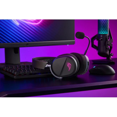 Навушники Asus ROG Pelta (90YH0410-BHUA10) White купити в Україні: Київ, Львів, Хмельницький, Тернопіль, Івано-Франківськ | Низька ціна, відгуки, характеристики від TELEMART фото