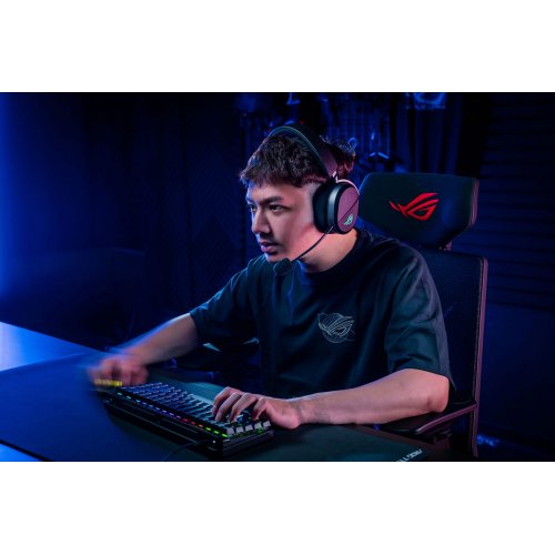 Навушники Asus ROG Pelta (90YH0410-BHUA10) White купити в Україні: Київ, Львів, Хмельницький, Тернопіль, Івано-Франківськ | Низька ціна, відгуки, характеристики від TELEMART фото