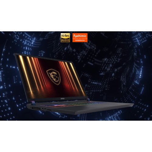 Ноутбук MSI Vector 17 HX AI (A2XWHG-044XUA) Cosmos Gray купити в Україні: Київ, Львів, Хмельницький, Тернопіль, Івано-Франківськ | Низька ціна, відгуки, характеристики від TELEMART фото