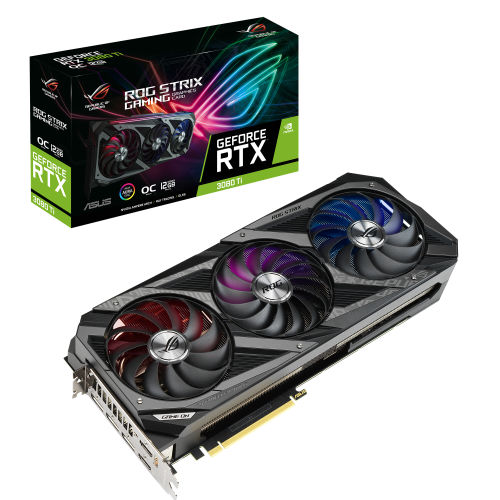 Видеокарта Asus ROG GeForce RTX 3080 Ti STRIX OC 12288MB (ROG-STRIX-RTX3080TI-O12G-GAMING) (Восстановлено продавцом, 835085) купить в Украине: Киев, Днепр, Харьков, Одесса  | Проверка совместимости, низкая цена, отзывы, характеристики от TELEMART фото