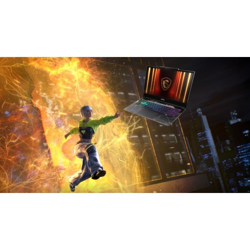 Ноутбук MSI Cyborg A15 AI (B2HWFKG-086XUA) Translucent Black купити в Україні: Київ, Львів, Хмельницький, Тернопіль, Івано-Франківськ | Низька ціна, відгуки, характеристики від TELEMART фото