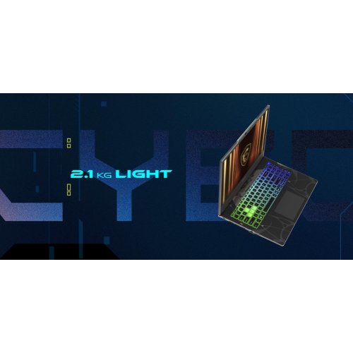 Ноутбук MSI Cyborg A15 AI (B2HWFKG-086XUA) Translucent Black купити в Україні: Київ, Львів, Хмельницький, Тернопіль, Івано-Франківськ | Низька ціна, відгуки, характеристики від TELEMART фото