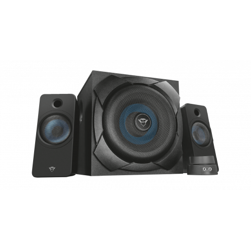 Купити Акустична система Trust GXT 648 ZELOS 2.1 Gaming Speaker Set (22196) Black - ціна в Києві, Львові, Вінниці, Хмельницькому, Франківську, Україні | інтернет-магазин TELEMART.UA фото