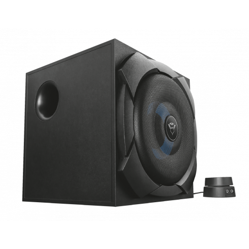 Купити Акустична система Trust GXT 648 ZELOS 2.1 Gaming Speaker Set (22196) Black - ціна в Києві, Львові, Вінниці, Хмельницькому, Франківську, Україні | інтернет-магазин TELEMART.UA фото