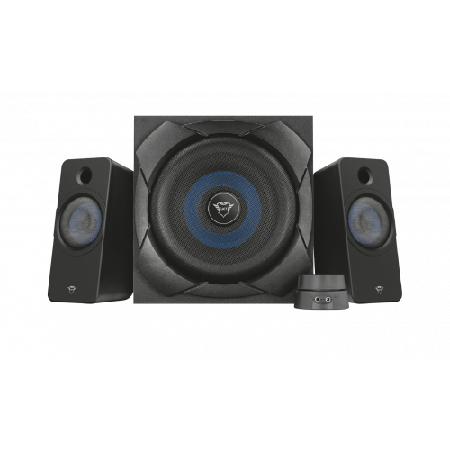 Купити Акустична система Trust GXT 648 ZELOS 2.1 Gaming Speaker Set (22196) Black - ціна в Києві, Львові, Вінниці, Хмельницькому, Франківську, Україні | інтернет-магазин TELEMART.UA фото