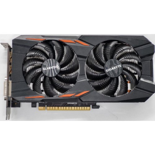 Видеокарта Gigabyte GeForce GTX 1050 Ti WindForce 2X OC 4096MB (GV-N105TWF2OC-4GD) (Восстановлено продавцом, 835142) купить в Украине: Киев, Днепр, Харьков, Одесса  | Проверка совместимости, низкая цена, отзывы, характеристики от TELEMART фото