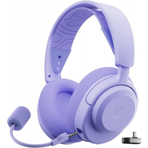 Наушники SteelSeries Arctis Nova 3X Wireless MultiPlatform/Xbox (61693) Lavender купить в Украине: Киев, Днепр, Харьков, Одесса  | Низкая цена, отзывы, характеристики от TELEMART фото