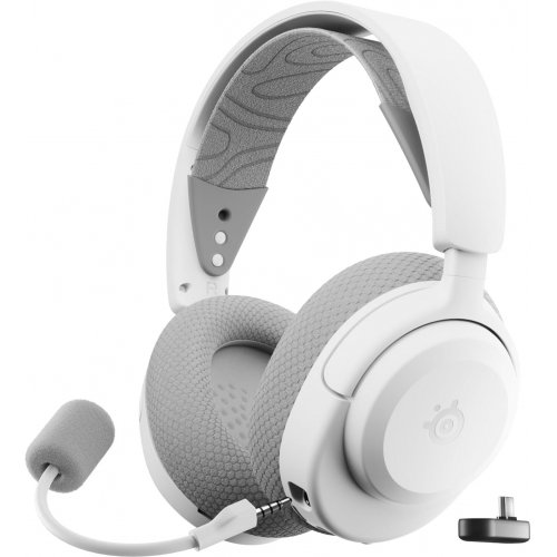Наушники SteelSeries Arctis Nova 3P Wireless MultiPlatform (61687) White купить в Украине: Киев, Днепр, Харьков, Одесса  | Низкая цена, отзывы, характеристики от TELEMART фото