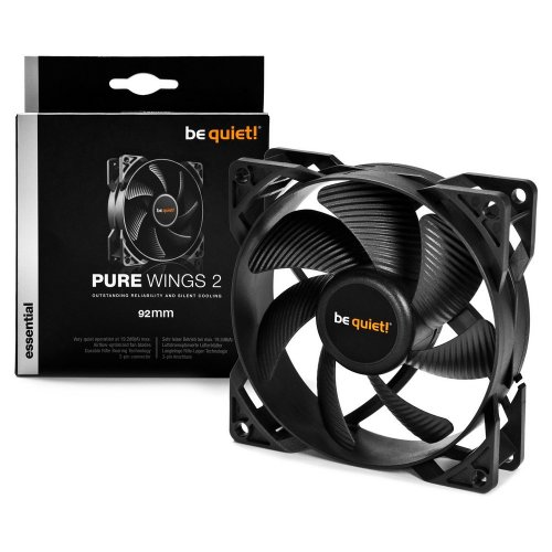Уценка кулер для корпуса Be Quiet! Pure Wings 2 92mm (BL045) (Вскрытая упаковка, 835176) купить в Украине: Киев, Днепр, Харьков, Одесса  | Проверка совместимости, низкая цена, отзывы, характеристики от TELEMART фото
