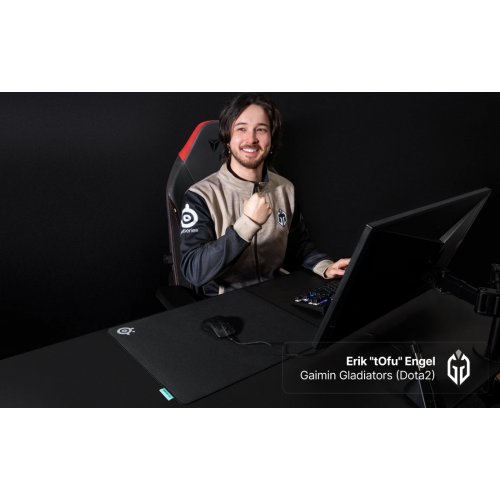 Килимок для миші SteelSeries QcK Performance XL Balance (63433) Black купити в Україні: Київ, Львів, Хмельницький, Тернопіль, Івано-Франківськ | Низька ціна, відгуки, характеристики від TELEMART фото