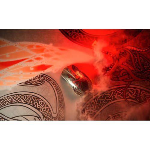 Килимок для миші SteelSeries QcK XXL CS2 Dragon Lore Edition (63448) купити в Україні: Київ, Львів, Хмельницький, Тернопіль, Івано-Франківськ | Низька ціна, відгуки, характеристики від TELEMART фото