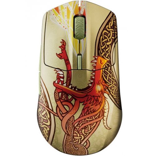 Мышка SteelSeries CS2 Dragon Lore Edition Wireless (62614) Yellow купить в Украине: Киев, Днепр, Харьков, Одесса  | Низкая цена, отзывы, характеристики от TELEMART фото