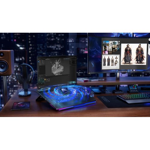Ноутбук Lenovo Legion 9 18IAX10 (83EY005YRA) Eclipse Black купить в Украине: Киев, Днепр, Харьков, Одесса  | Низкая цена, отзывы, характеристики от TELEMART фото