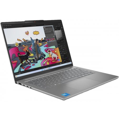 Ноутбук Lenovo IdeaPad Slim 5 14IRH10R (83J00070RA) Luna Grey купити в Україні: Київ, Львів, Хмельницький, Тернопіль, Івано-Франківськ | Низька ціна, відгуки, характеристики від TELEMART фото