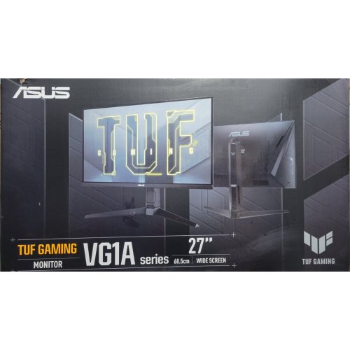 Уценка монитор Asus 27" TUF Gaming VG27AQML1A (90LM05Z0-B07370) Black (Повреждена упаковка, 835512) купить в Украине: Киев, Днепр, Харьков, Одесса  | Низкая цена, отзывы, характеристики от TELEMART фото