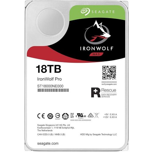 Жесткий диск Seagate IronWolf Pro (NAS) 18TB 512E 256MB 7200RPM 3.5" (ST18000NE000) (Восстановлено продавцом, 835662) купить в Украине: Киев, Днепр, Харьков, Одесса  | Проверка совместимости, низкая цена, отзывы, характеристики от TELEMART фото
