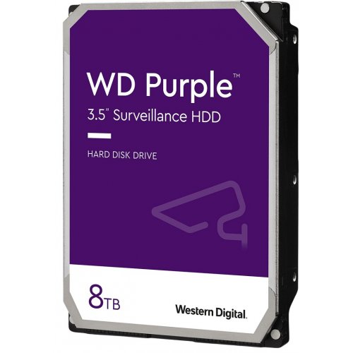 Жесткий диск Western Digital Purple Surveillance 8TB 256MB 7200RPM 3.5" (WD82PURZ) (Восстановлено продавцом, 835676) купить в Украине: Киев, Днепр, Харьков, Одесса  | Проверка совместимости, низкая цена, отзывы, характеристики от TELEMART фото