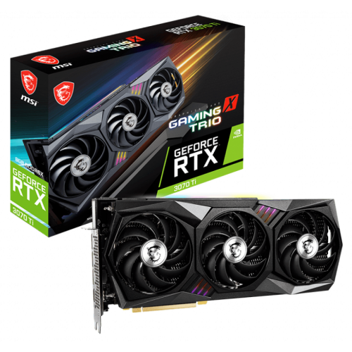 Відеокарта MSI GeForce RTX 3070 Ti GAMING X TRIO 8192MB (RTX 3070 TI GAMING X TRIO 8G) (Відновлено продавцем, 835725) купити в Україні: Київ, Львів, Хмельницький, Тернопіль, Івано-Франківськ | Перевірка сумісності, низька ціна, відгуки, характеристики від TELEMART фото