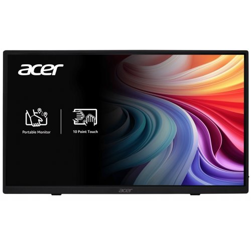 Монитор Acer 15.6" PM161QTbmiuuux (UM.ZP1EE.007) Black купить в Украине: Киев, Днепр, Харьков, Одесса  | Низкая цена, отзывы, характеристики от TELEMART фото