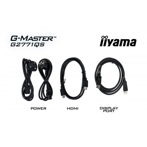 Монитор Iiyama 27" G-Master G2771QS-B1 Black купить в Украине: Киев, Днепр, Харьков, Одесса  | Низкая цена, отзывы, характеристики от TELEMART фото