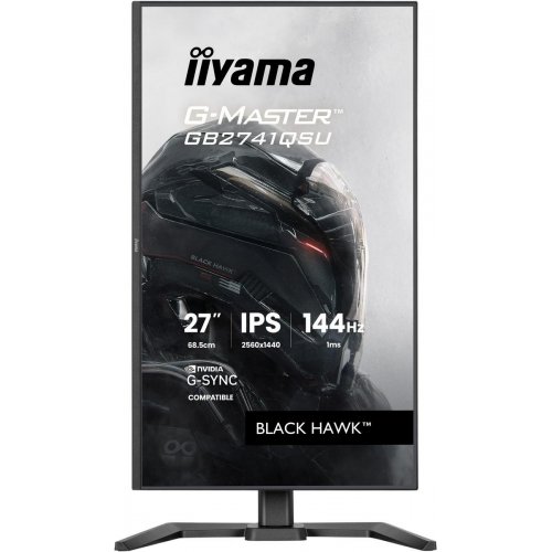 Монитор Iiyama 27" G-Master GB2741QSU-B1 Black купить в Украине: Киев, Днепр, Харьков, Одесса  | Низкая цена, отзывы, характеристики от TELEMART фото