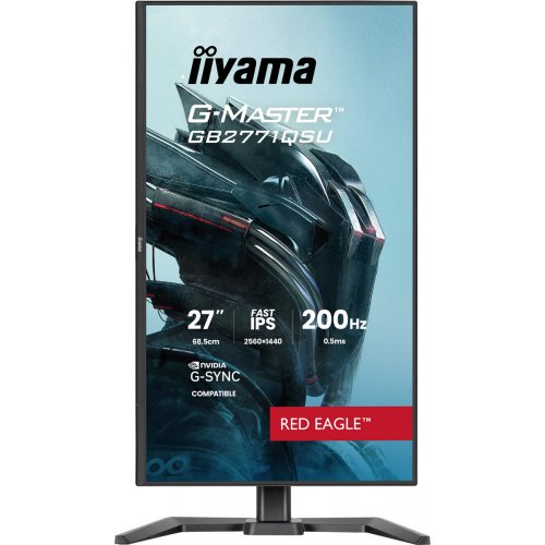 Монитор Iiyama 27" G-Master GB2771QSU-B1 Black купить в Украине: Киев, Днепр, Харьков, Одесса  | Низкая цена, отзывы, характеристики от TELEMART фото