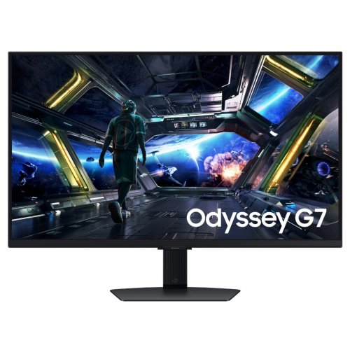 Монитор Samsung 32" Odyssey G7 G70D (LS32DG700EZXUA) Black купить в Украине: Киев, Днепр, Харьков, Одесса  | Низкая цена, отзывы, характеристики от TELEMART фото