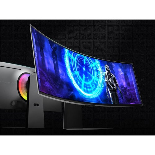 Монітор Samsung 49" Odyssey OLED G9 G95SD (LS49DG952SZXUA) Silver купити в Україні: Київ, Львів, Хмельницький, Тернопіль, Івано-Франківськ | Низька ціна, відгуки, характеристики від TELEMART фото