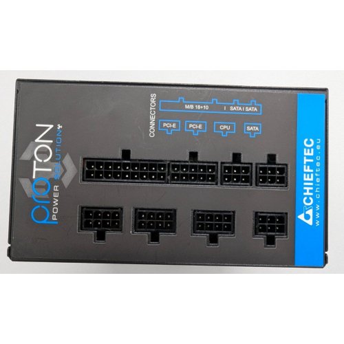 Блок питания CHIEFTEC Proton 750W (BDF-750C) (Восстановлено продавцом, 835844) купить в Украине: Киев, Днепр, Харьков, Одесса  | Проверка совместимости, низкая цена, отзывы, характеристики от TELEMART фото
