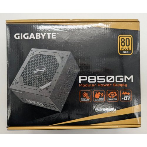 Блок питания Gigabyte P850GM 850W (GP-P850GM) (Восстановлено продавцом, 835853) купить в Украине: Киев, Днепр, Харьков, Одесса  | Проверка совместимости, низкая цена, отзывы, характеристики от TELEMART фото