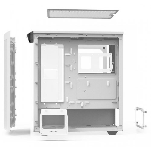 Корпус Be Quiet! Pure Base 500DX ARGB Tempered Glass без БП (BGW38) White (Відновлено продавцем, 835858) купити в Україні: Київ, Львів, Хмельницький, Тернопіль, Івано-Франківськ | Перевірка сумісності, низька ціна, відгуки, характеристики від TELEMART фото