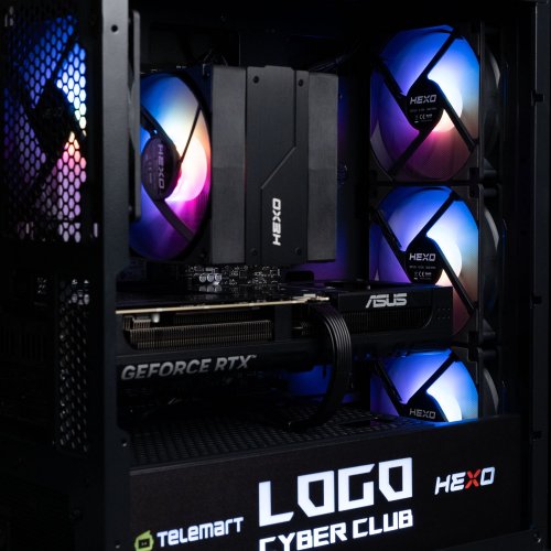 Комп'ютер HEXO eSports VIP S (HESV-B850TF7700N507-D532S1TBK) Black купити в Україні: Київ, Львів, Хмельницький, Тернопіль, Івано-Франківськ | Низька ціна, відгуки, характеристики від TELEMART фото