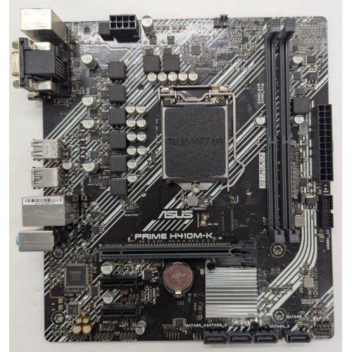 Материнська плата Asus PRIME H410M-K (s1200, Intel H410) (Відновлено продавцем, 835884) купити в Україні: Київ, Львів, Хмельницький, Тернопіль, Івано-Франківськ | Перевірка сумісності, низька ціна, відгуки, характеристики від TELEMART фото