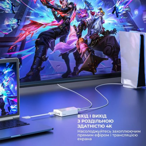 Устройство видеозахвата Fifine V3 White купить в Украине: Киев, Днепр, Харьков, Одесса  | Низкая цена, отзывы, характеристики от TELEMART фото